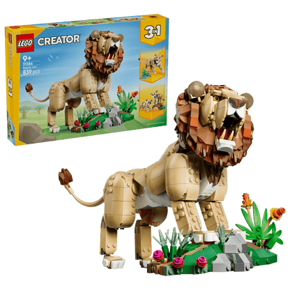 DISPONIBILE DA GIUGNO - 31386 LEGO Creator - Animali selvatici: Leone Maestoso