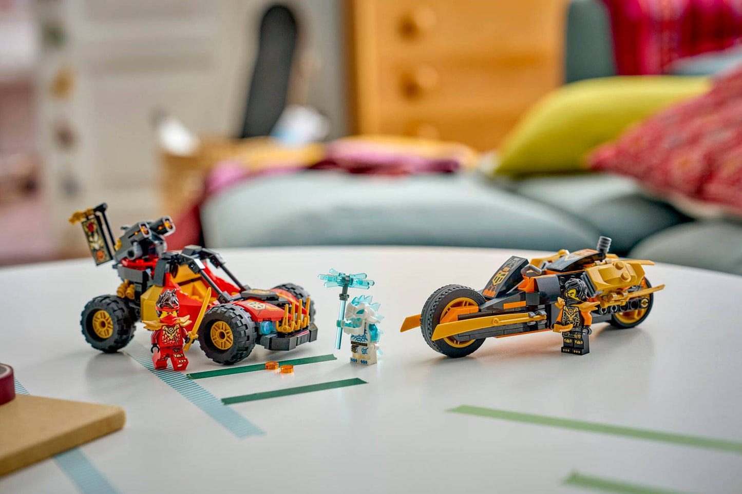 DISPONIBILE DA GIUGNO 2026 - 71864 LEGO Ninjago - Veicoli combinanti di Kai e Cole