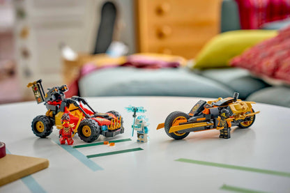 DISPONIBILE DA GIUGNO 2026 - 71864 LEGO Ninjago - Veicoli combinanti di Kai e Cole