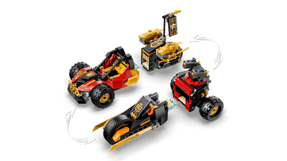 DISPONIBILE DA GIUGNO 2026 - 71864 LEGO Ninjago - Veicoli combinanti di Kai e Cole