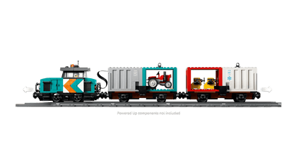 60509 ESCLUSIVA LEGO City - Treno merci portuale con gru e camion