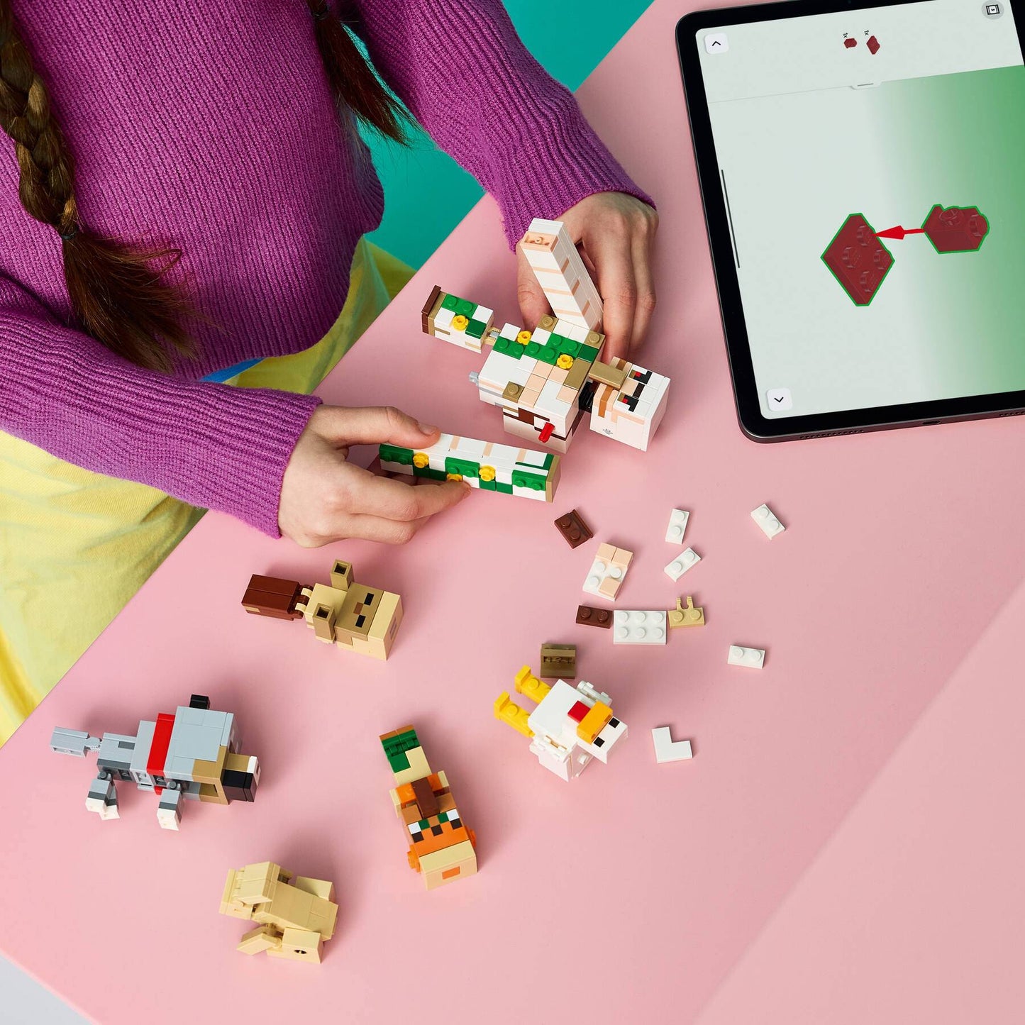 DISPONIBILE DA GIUGNO 2026 - 21592 LEGO Minecraft - Attacco nel deserto del fantino di polli