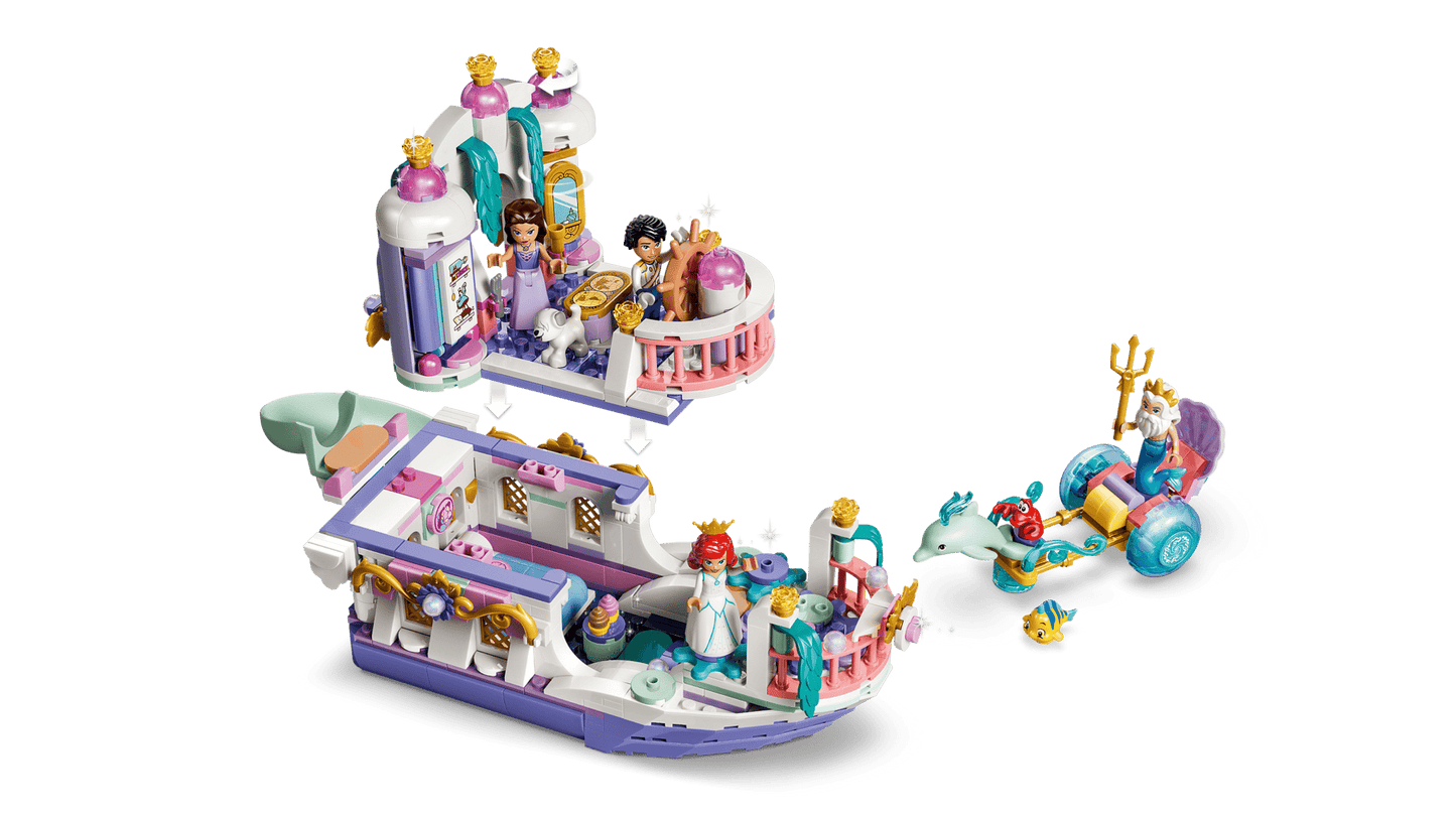 DISPONIBILE DA GIUGNO 2026 - 43299 LEGO Disney - La barca nuziale di Ariel