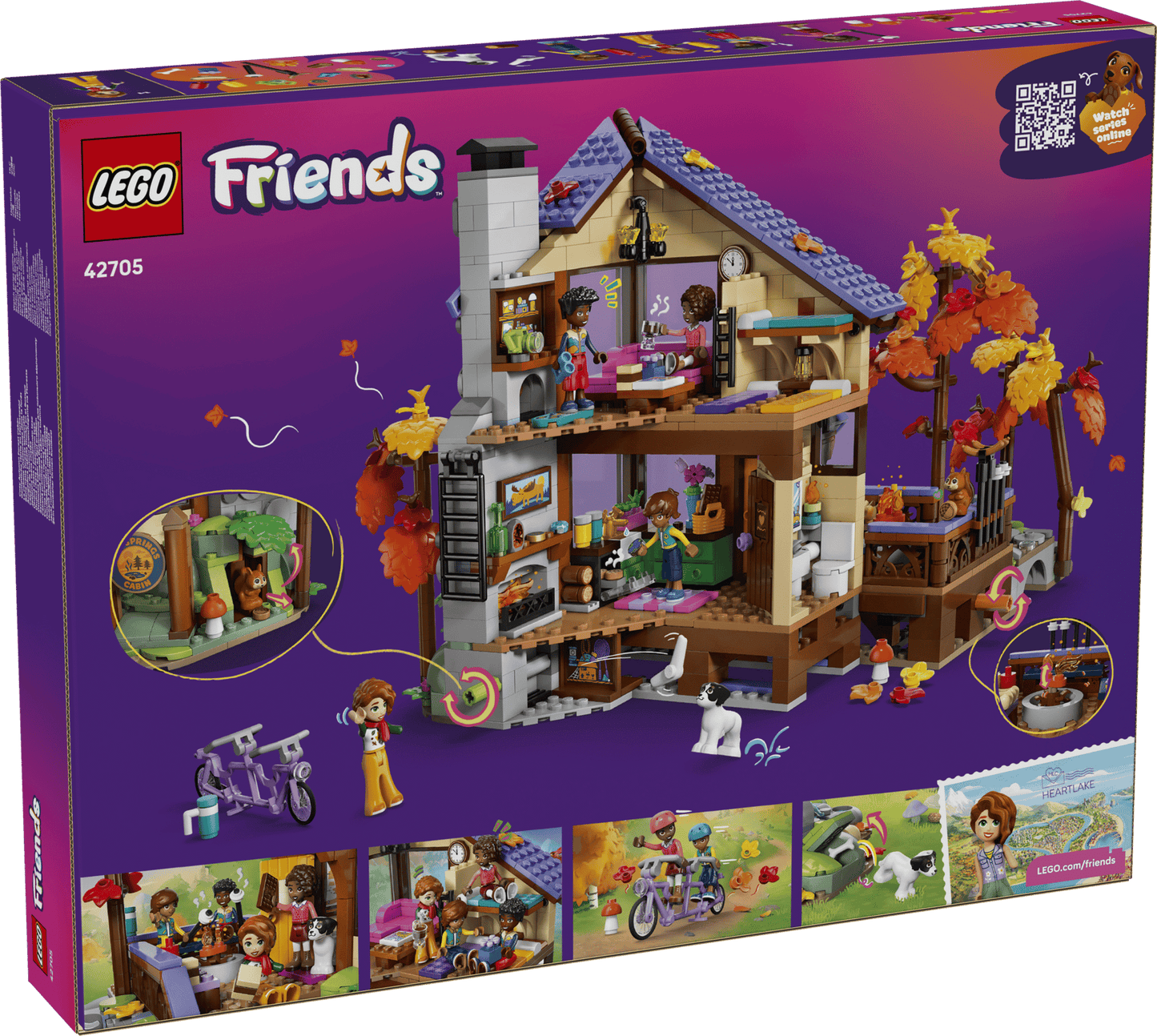 DISPONIBILE DA GIUGNO 2026 - 42705 LEGO - Friends - Baita nella foresta autunnale
