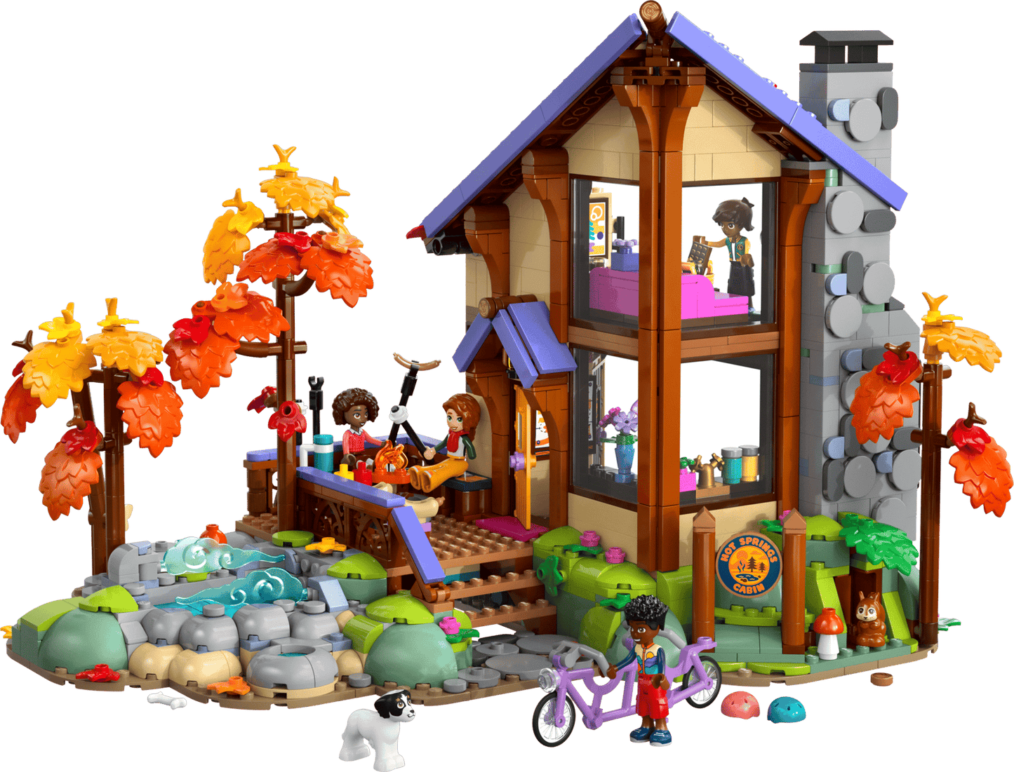 DISPONIBILE DA GIUGNO 2026 - 42705 LEGO - Friends - Baita nella foresta autunnale