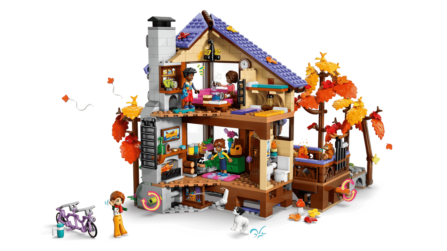 DISPONIBILE DA GIUGNO 2026 - 42705 LEGO - Friends - Baita nella foresta autunnale