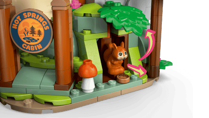 DISPONIBILE DA GIUGNO 2026 - 42705 LEGO - Friends - Baita nella foresta autunnale