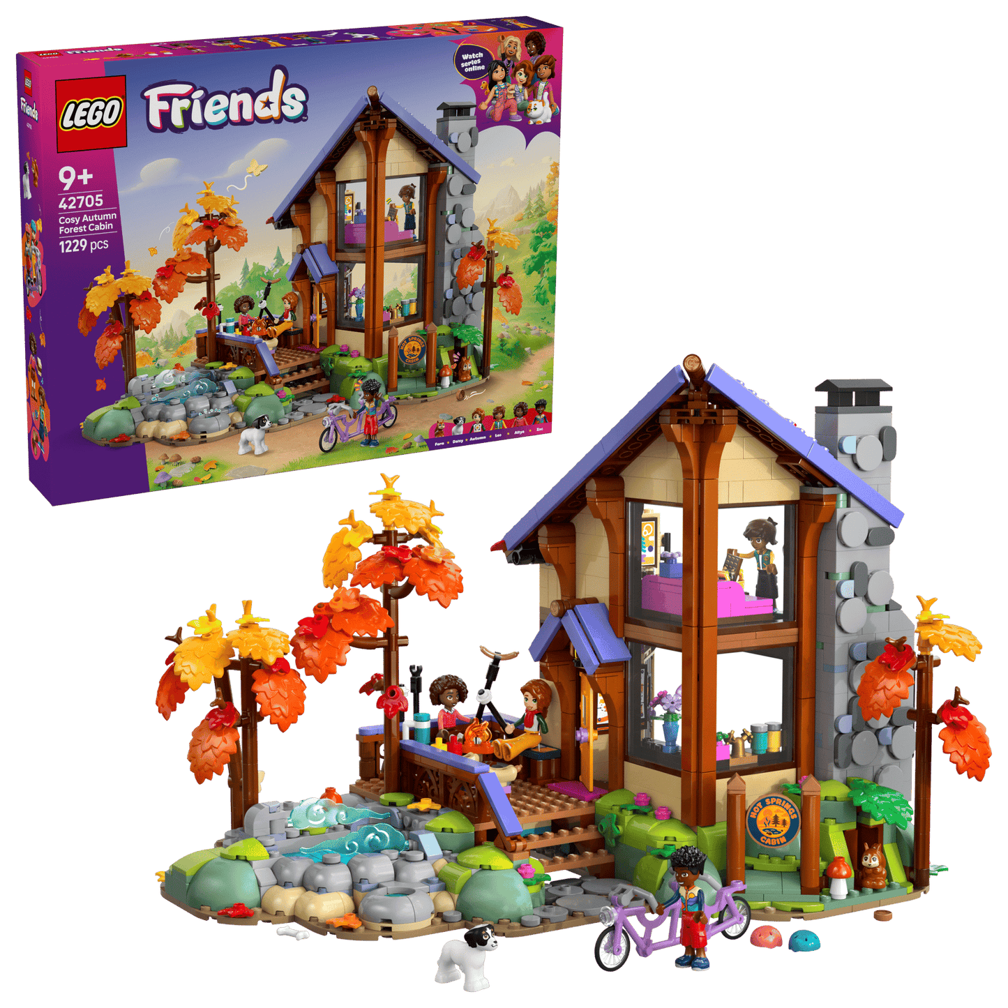 DISPONIBILE DA GIUGNO 2026 - 42705 LEGO - Friends - Baita nella foresta autunnale