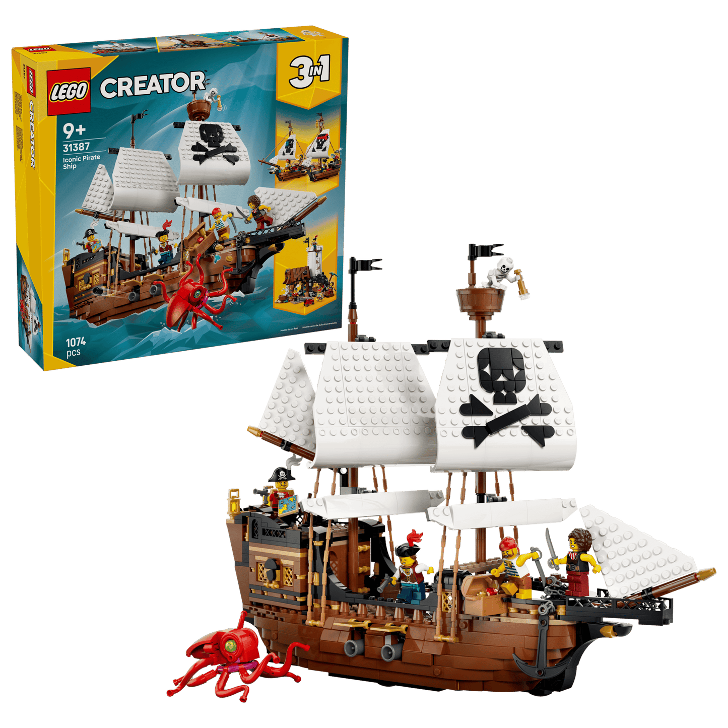 DISPONIBILE DA GIUGNO - 31387 LEGO Creator - Iconica nave da pirata