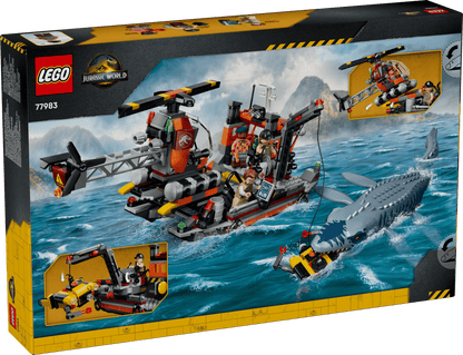 DISPONIBILE DA AGOSTO 2026 - 77983 LEGO Jurassic World - Attacco alla barca del dinosauro Mosasaurus
