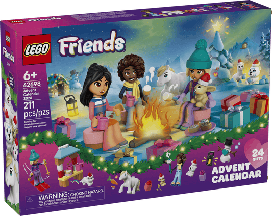 DISPONIBILE DA SETTEMBRE 2026 - 42698 LEGO Friends - Calendario dell’Avvento LEGO® Friends 2026