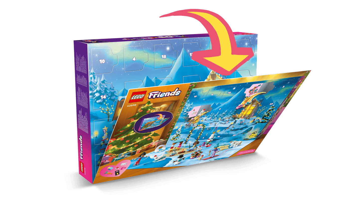 DISPONIBILE DA SETTEMBRE 2026 - 42698 LEGO Friends - Calendario dell’Avvento LEGO® Friends 2026