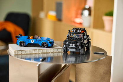 DISPONIBILE DA AGOSTO 2026 - 77264 LEGO Speed Champions - Jaguar Project 7 e Land Rover Defender