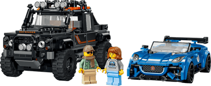 DISPONIBILE DA AGOSTO 2026 - 77264 LEGO Speed Champions - Jaguar Project 7 e Land Rover Defender