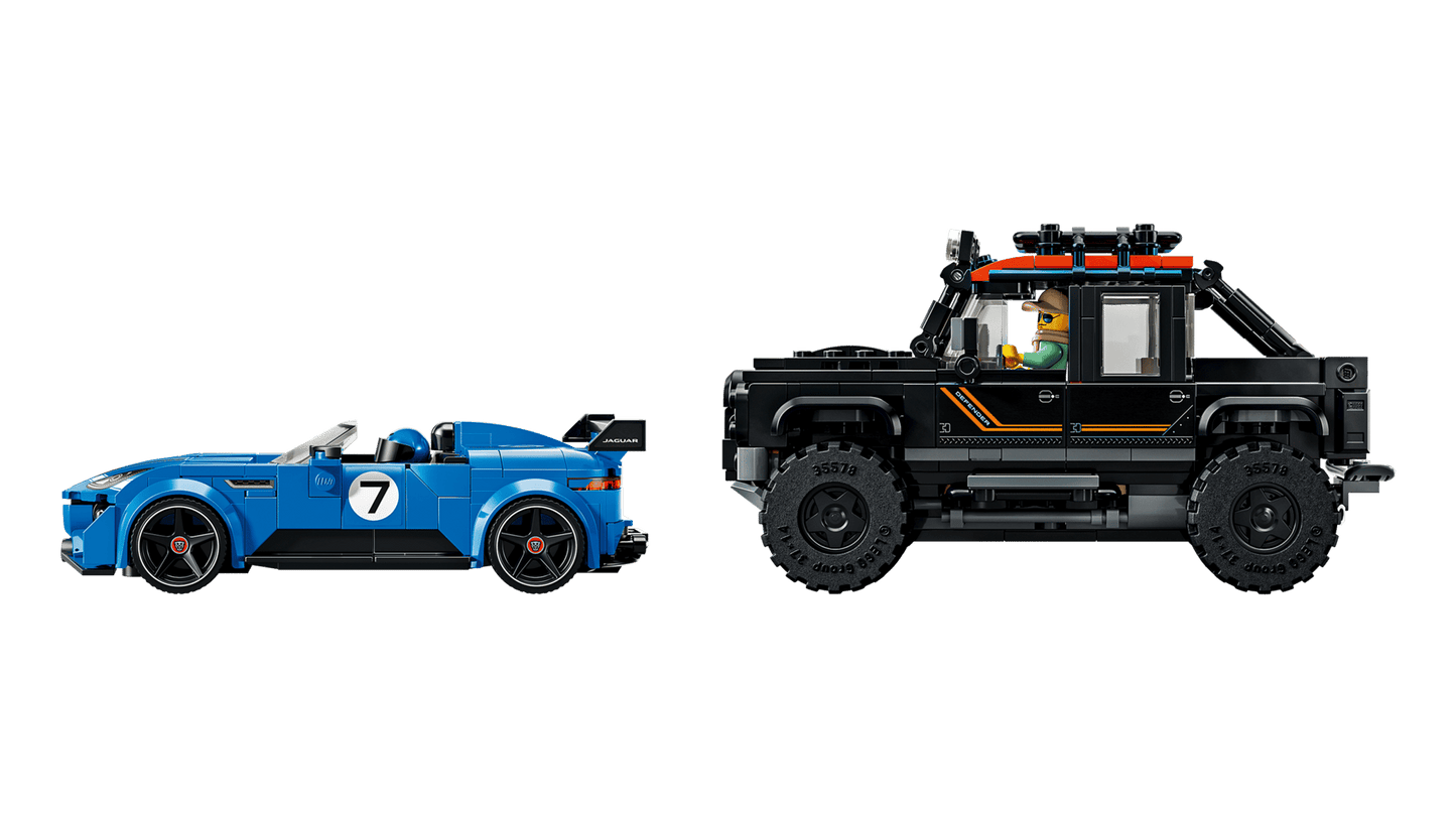 DISPONIBILE DA AGOSTO 2026 - 77264 LEGO Speed Champions - Jaguar Project 7 e Land Rover Defender