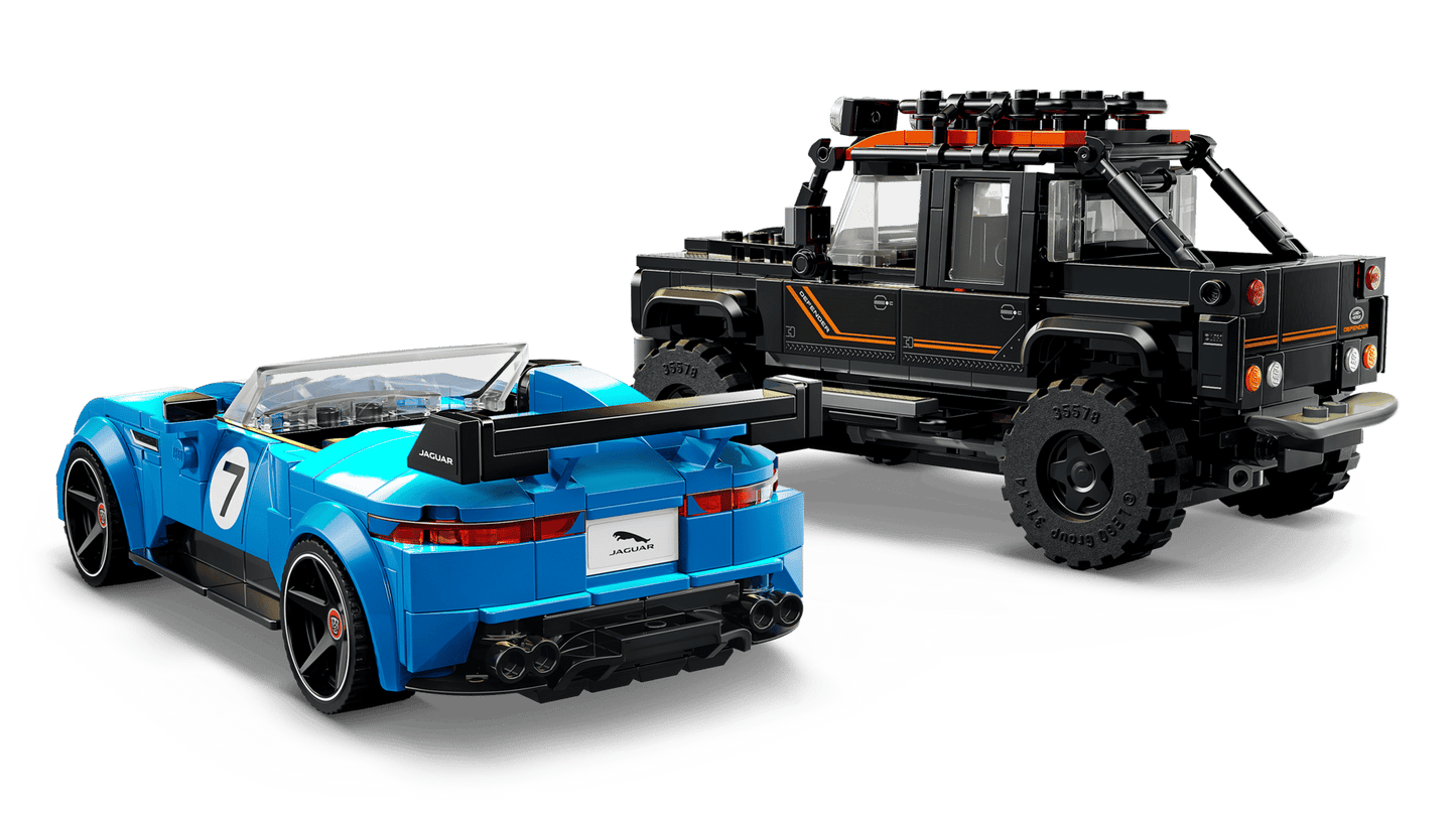 DISPONIBILE DA AGOSTO 2026 - 77264 LEGO Speed Champions - Jaguar Project 7 e Land Rover Defender
