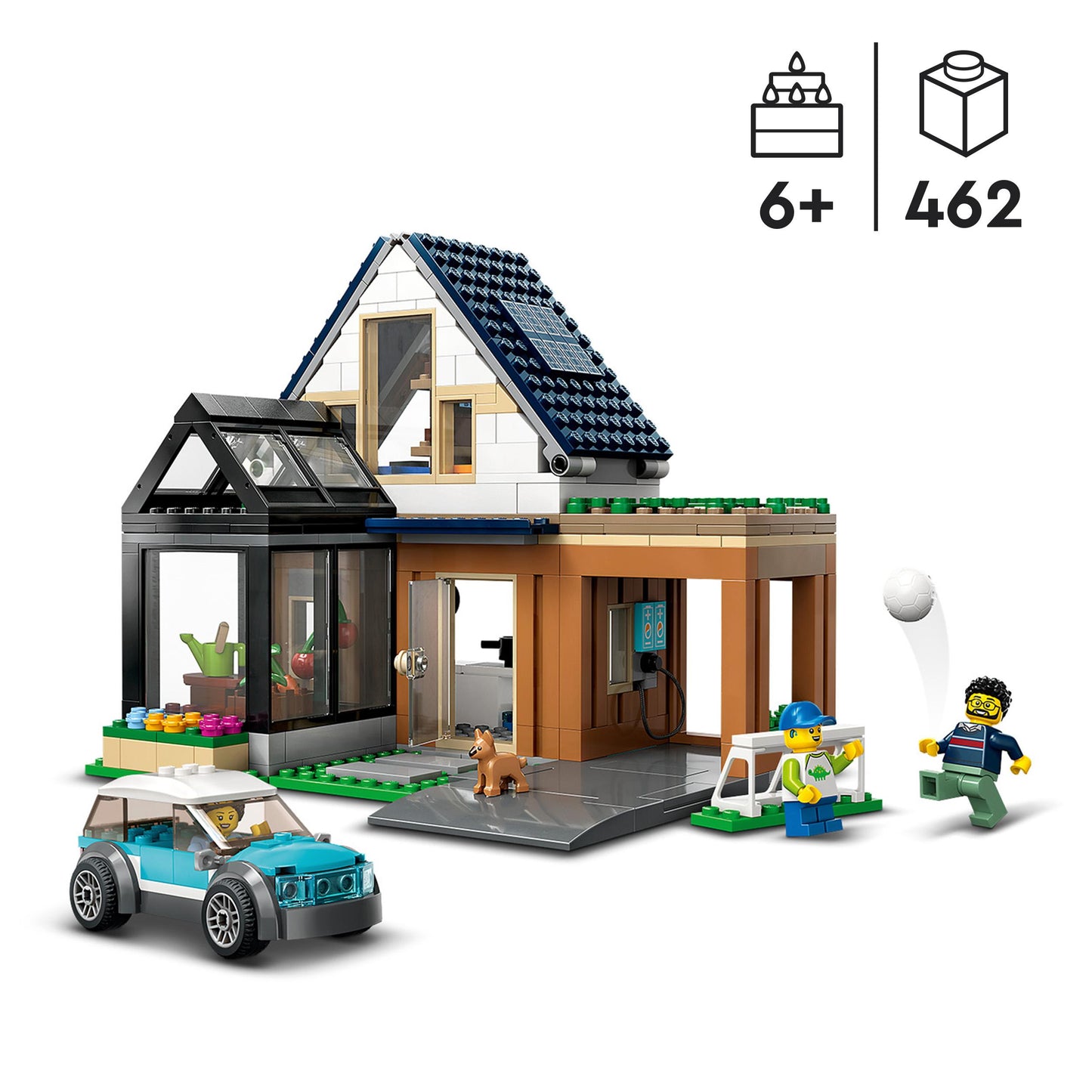 60398 LEGO City - Villetta familiare e auto elettrica