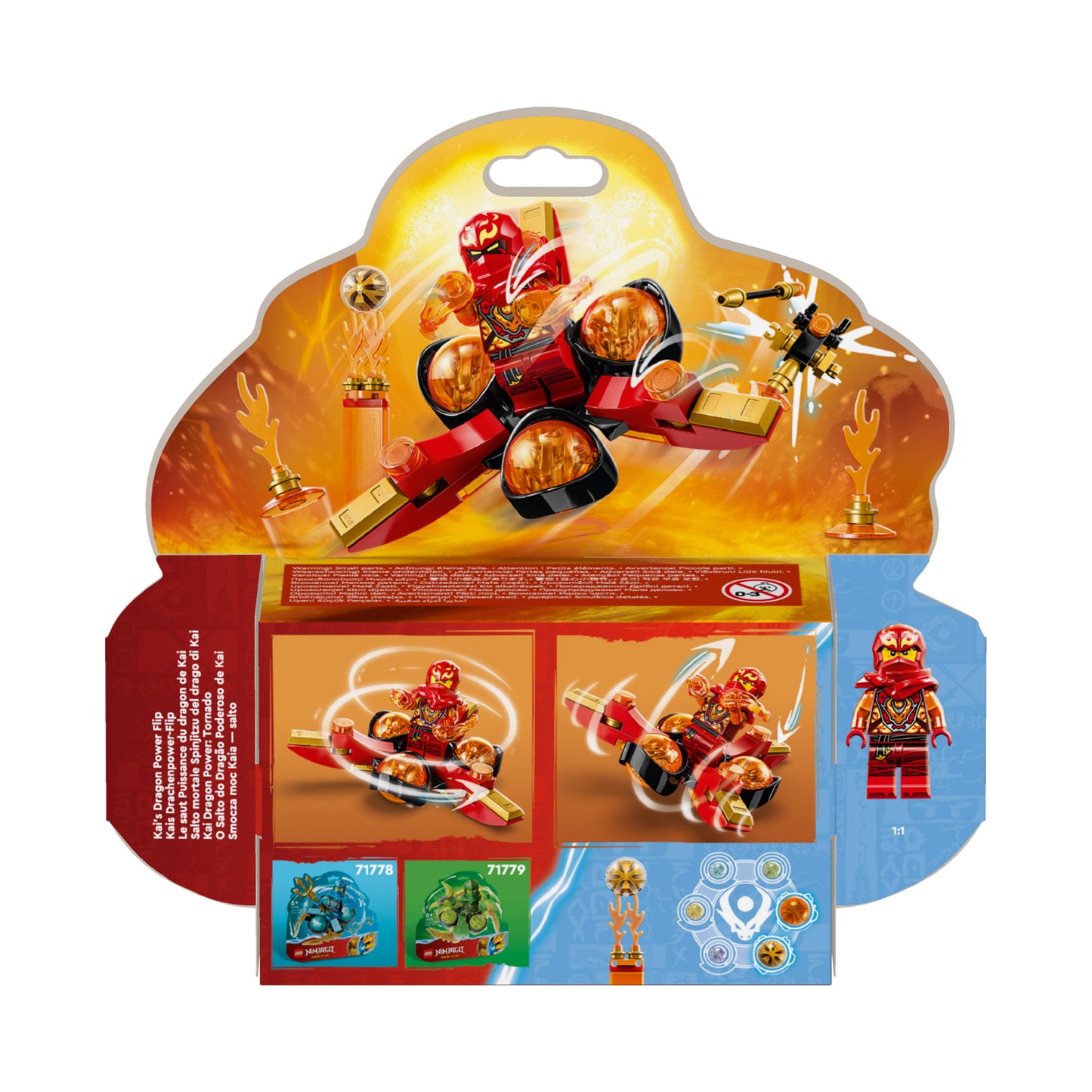 71777 LEGO Ninjago - Salto mortale Spinjitzu del drago di Kai