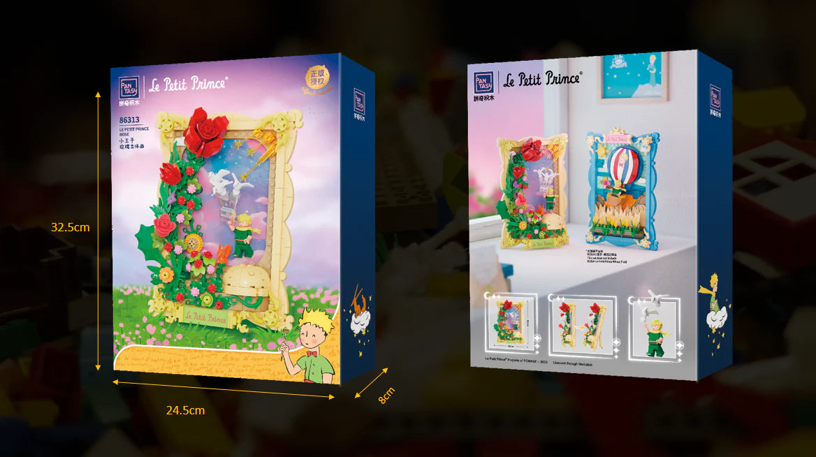 86313EN PANTASY Le Petit Prince - La Rosa (Ritratto 3D)