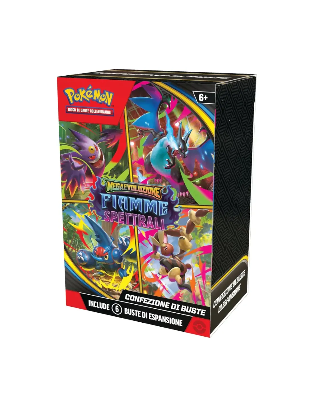 Box Carte Pokemon - Fiamme Spettrali - Pack 6 Buste - Italiano