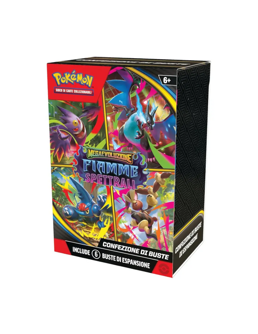 Box Carte Pokemon - Fiamme Spettrali - Pack 6 Buste - Italiano