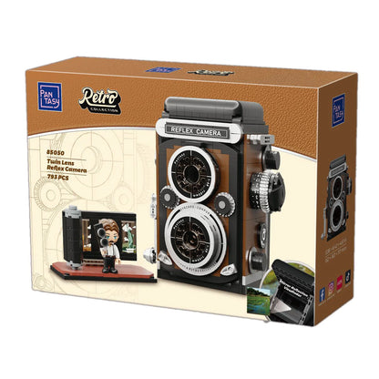 85050 PANTASY Retrò - Fotocamera Reflex a Doppio Obiettivo