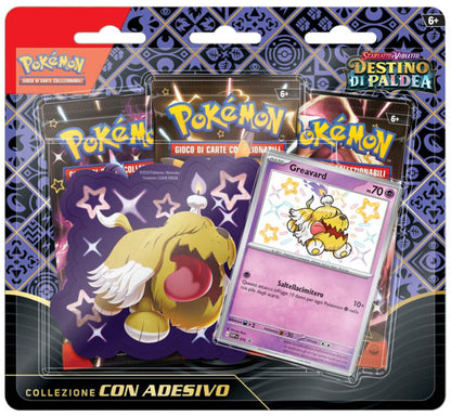 Collezione Pokemon - Collezione con Adesivo - Destino di Paldea - Italiano