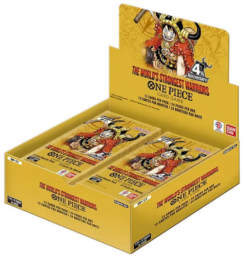 Box Carte One Piece - OP-17- World's Strongest Warriors - Inglese
