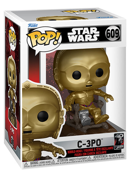 STAR WARS 609 Funko Pop! - Return of the Jedi - 40th Anniversary - C-3P0