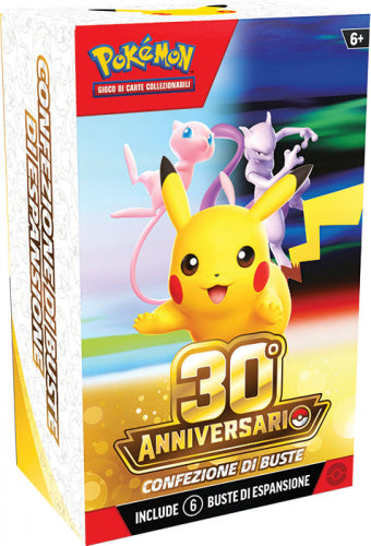 Collezione Pokemon - 30° Anniversario - Bundle 6 Buste - Italiano