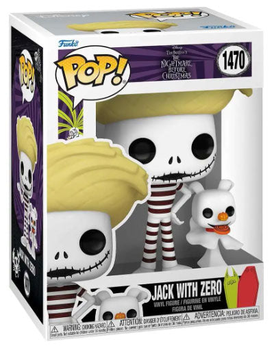 DISNEY 1470 Funko Pop! - Nightmare Before Christmas - Jack Skellington & Zero Beach