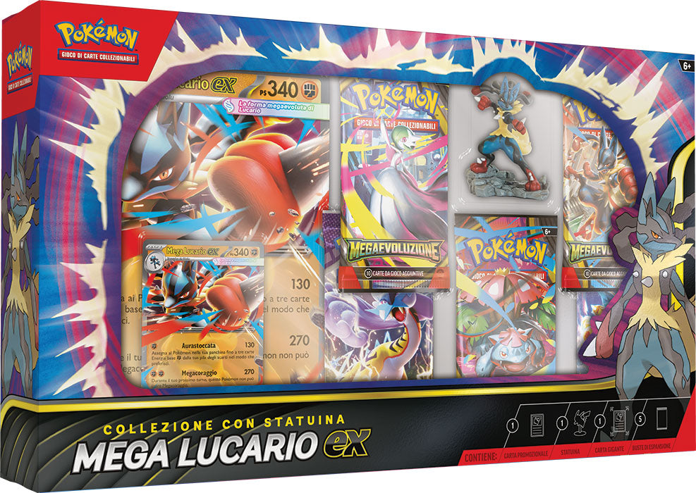 Collezione Pokemon - Statuina Mega Lucario-Ex- Italiano