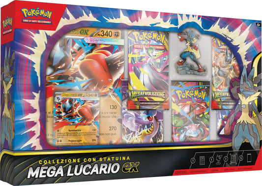Collezione Pokemon - Statuina Mega Lucario-Ex- Italiano
