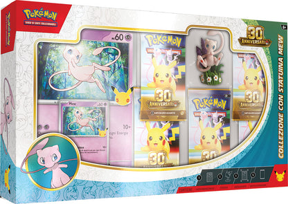 DISPONIBILE DA NOVEMBRE - Collezione Pokemon - 30° Anniversario - Collezione con Statuina - Italiano