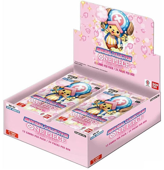 Box Carte One Piece - EB-01 - Memorial Collection - Inglese