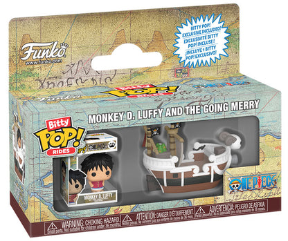 FUNKO Bitty POP - One Piece - Monkey D.Luffy & Going Merry