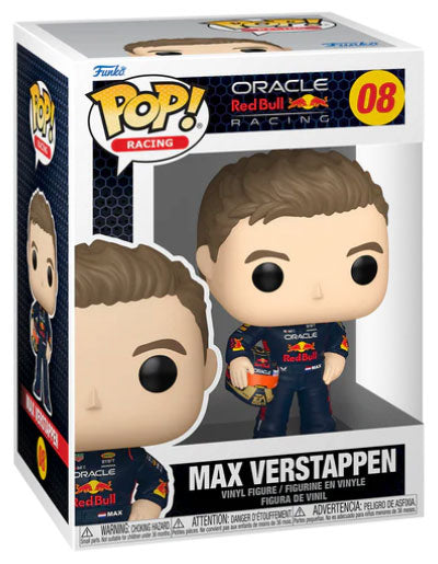 RACING 08 Funko Pop! - Formula 1 - Red Bull - Verstappen  with Helmet