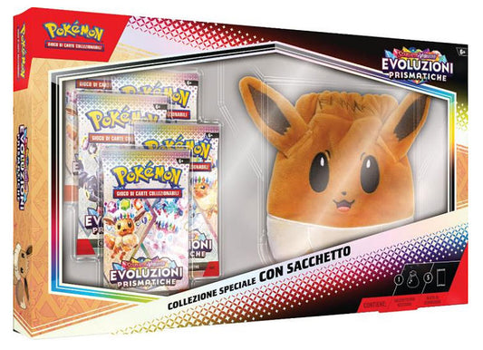 DISPONIBILE DA APRILE 2025 - Collezione Pokemon - Evoluzioni Prismatiche - Collezione con Accessorio - Italiano