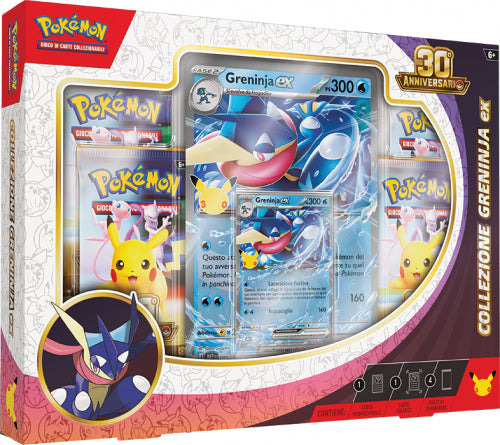 Collezione Pokemon - 30° Anniversario - Collezione Greninja - EX - Italiano
