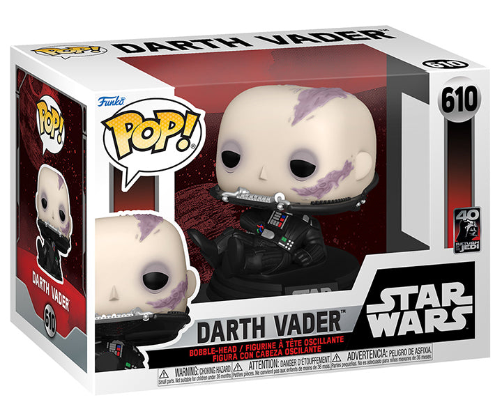 STAR WARS 610 Funko Pop! - Return of the Jedi - 40th Anniversary - Darth Vader