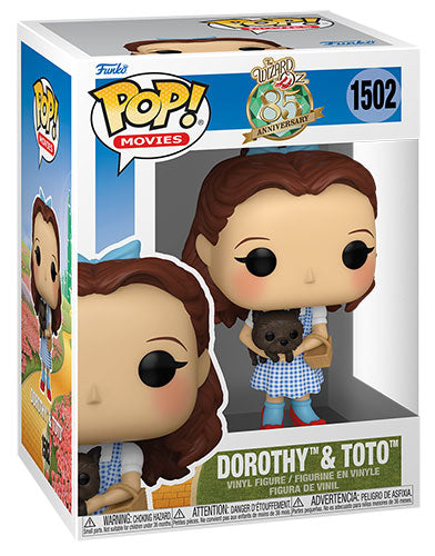 MOVIES 1502 Funko Pop! - The Wizard of Oz 85th - Dorothy & Toto