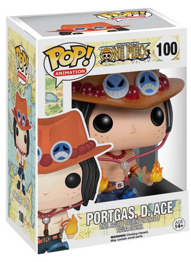 ANIMATION 100 Funko Pop! - One Piece - Portgas D.Ace