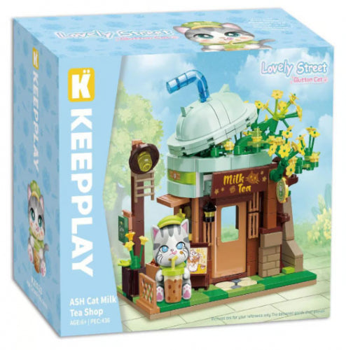 K28021 - KEEPPLEY - LOVELY STREET - Ash Cat Milk Tea Shop