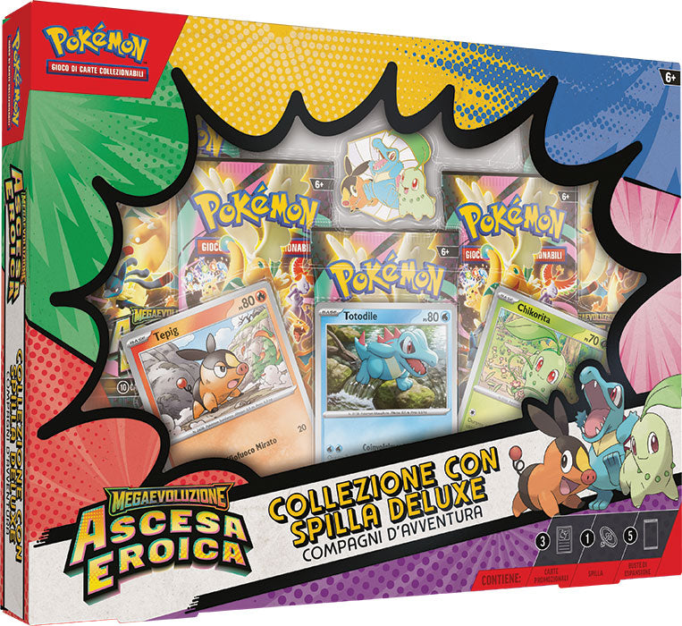 Collezione Pokemon Spilla Deluxe - MEGAEVOLUZIONI Ascesa Eroica - Italiano