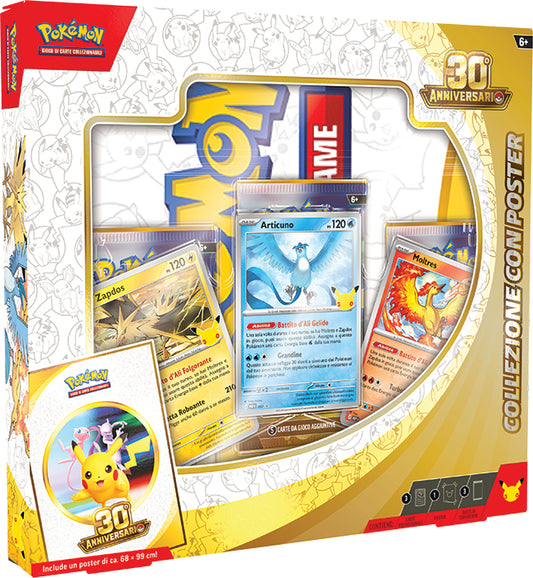 Collezione Pokemon - 30° Anniversario - Collezione con Poster - Italiano