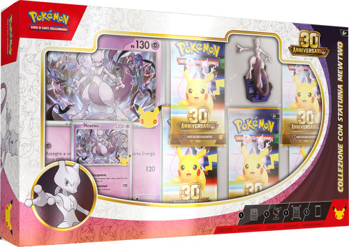 DISPONIBILE DA NOVEMBRE - Collezione Pokemon - 30° Anniversario - Collezione con Statuina - Italiano