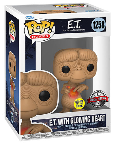 MOVIES 1258 Funko Pop! - E.T. 40th Anniversary - E.T. with Glowing Heart