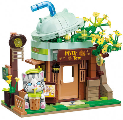 K28021 - KEEPPLEY - LOVELY STREET - Ash Cat Milk Tea Shop