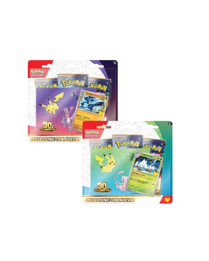 Collezione Pokemon - 30° Anniversario - Collezione con Adesivo - Italiano