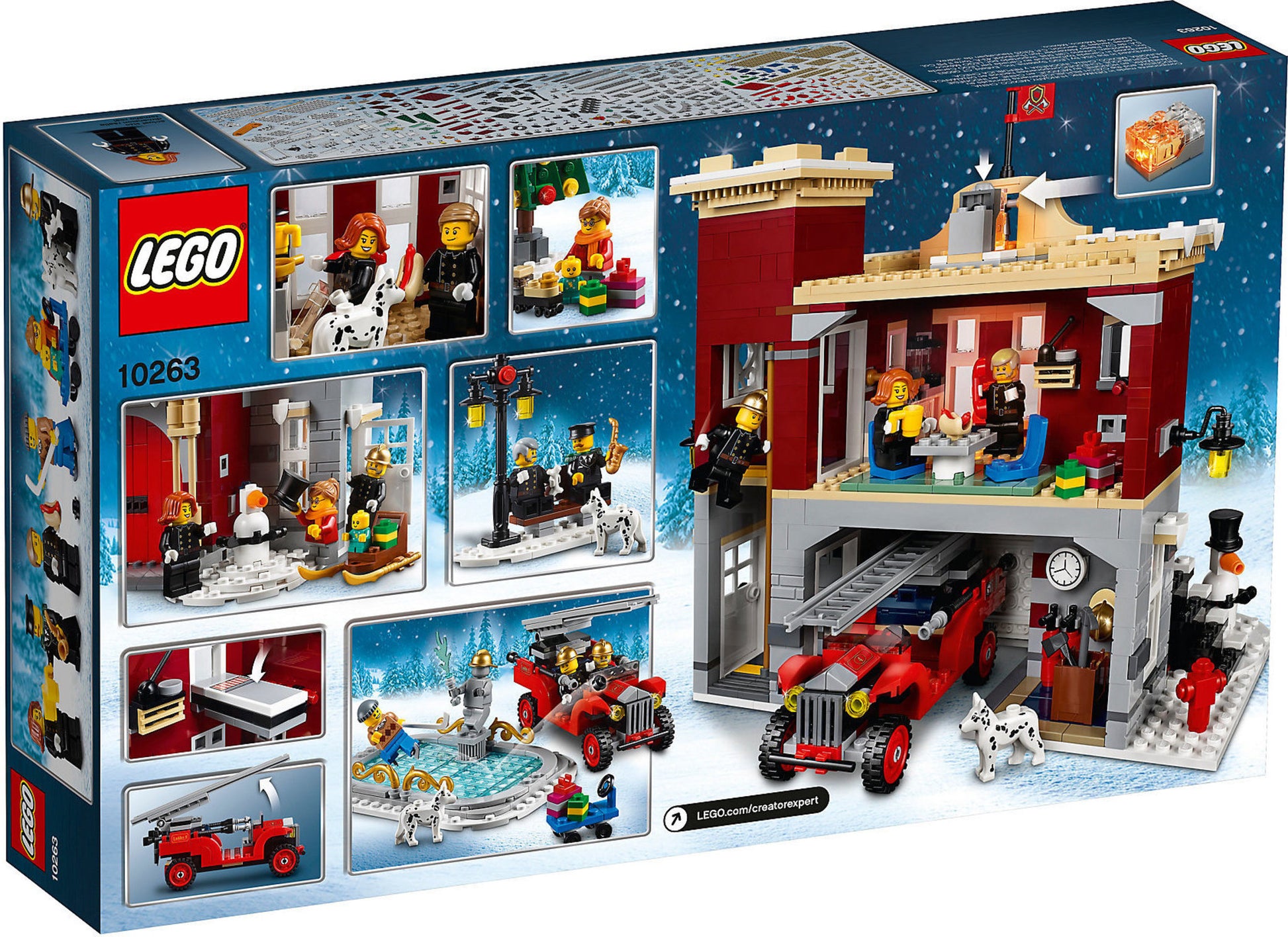 10263 LEGO Creator - Caserma Dei Pompieri Del Villaggio Invernale –  sgorbatipiacenza